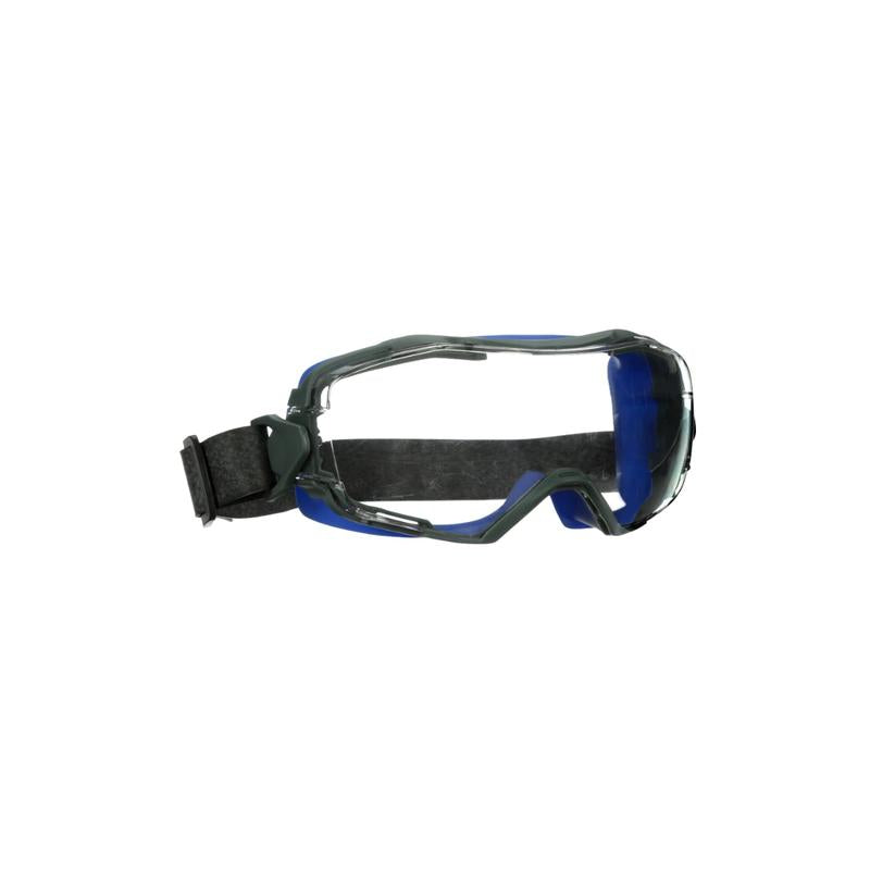 3M™ GoggleGear™ 6000 Full Vision -suojalasit, sininen kehys, neopreenihihna, Scotchgard™ huurtumista ja naarmuuntumista estävä pinnoite (K&N), kirkas linssi, GG6001NSGAF-BLU-EU, 10 per pakkaus | Pakkaus (1 kpl)