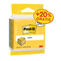 Post-it® Notes-kuutiot, Ultra Colors, 76 mm x 76 mm, 20 % ilmaista kampanjaa, 390 arkkia/tyyny, 1 lappu/pakkaus, 100 % PEFC, SGSCH-PEFC-COC-110078 | Pakkaus (1 setti)