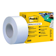 Post-it® maalarin- ja etikettiteippi 658R, 25,4 mm x 17,7 m, valkoinen, 1 rulla | Pakkaus (1 rulla)