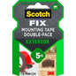 Scotch-FIX™ kaksipuolinen ulkoasennusteippi 411-1915-P, 19 mm x 1,5 m, 1 rulla/pakkaus | Pakkaus (1 rulla)