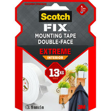Scotch-FIX™ Extreme kaksipuolinen sisäkiinnitysteippi PGS05-1950-P, 19mm x 5m, 1 rulla/pakkaus | Pakkaus (1 rulla)