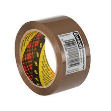 Scotch® PP pakkausteippi 309, ruskea, 50 mm x 66, 0,05 mm | Pakkaus (1 rulla)