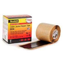 Scotch® kaapelivaipan korjausnauha 2234, itsehitsautuva, musta, 50,8 mm x 1820 mm, 1,52 mm | Pakkaus (1 rulla)