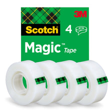 Scotch® Magic™ näkymätön teippi 8-1933-4S, 19mm x 33m, 4 rullaa/pakkaus | Pakkaus (4 rullaa)