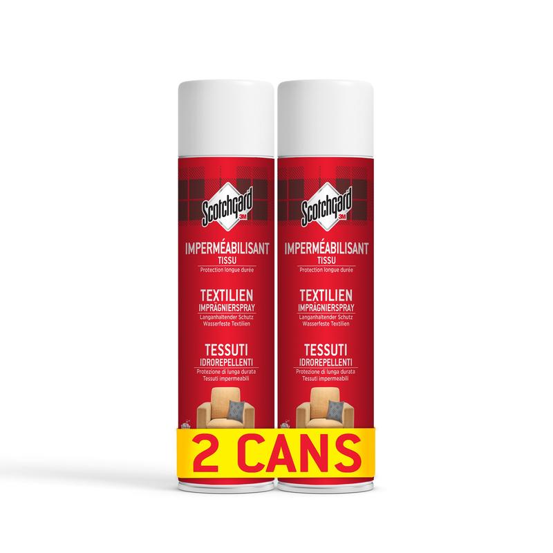Scotchgard™ tekstiilivedeneristysspray, 2x400 ml tölkki | Pakkaus (1 setti)