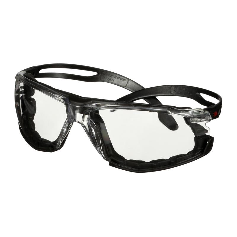 3M™ SecureFit™ 500 -suojalasit, mustat sangat, vaahtomuovikehys, Scotchgard™ huurtumista ja naarmuuntumista estävä pinnoite (K&N), kirkas linssi, SF501SGAF-BLK-FM-EU, 20 per pakkaus | Pakkaus (1 kpl)