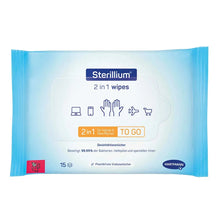 Sterillium® 2 in 1 -pyyhkeet | Pakkaus (15 kpl)